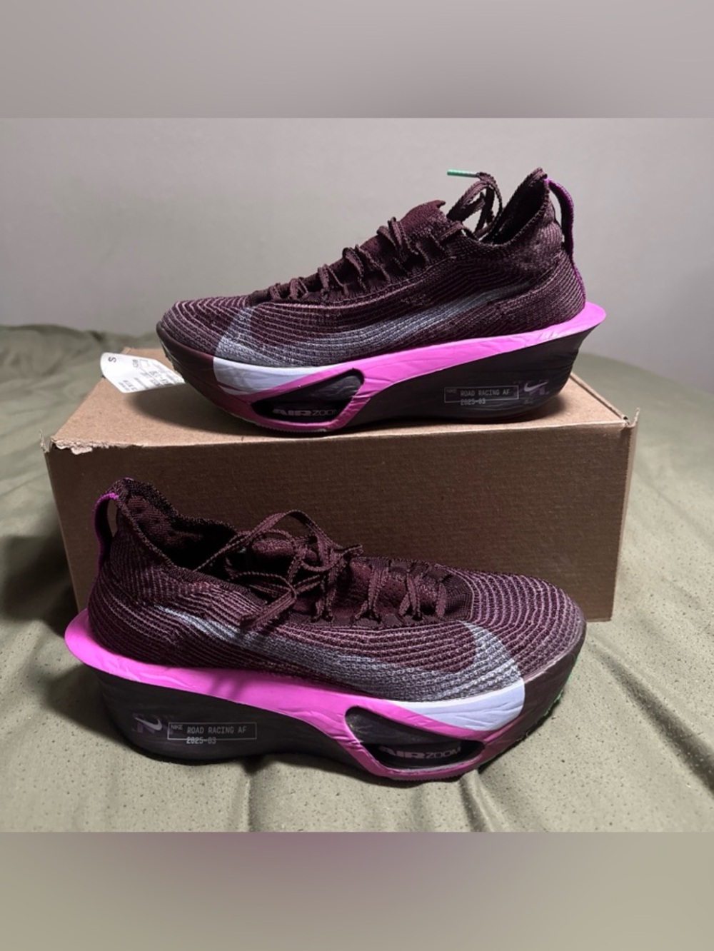 Nike Air Zoom Alphafly Next% 3 Faith Kipyegon Fuchsia size 8